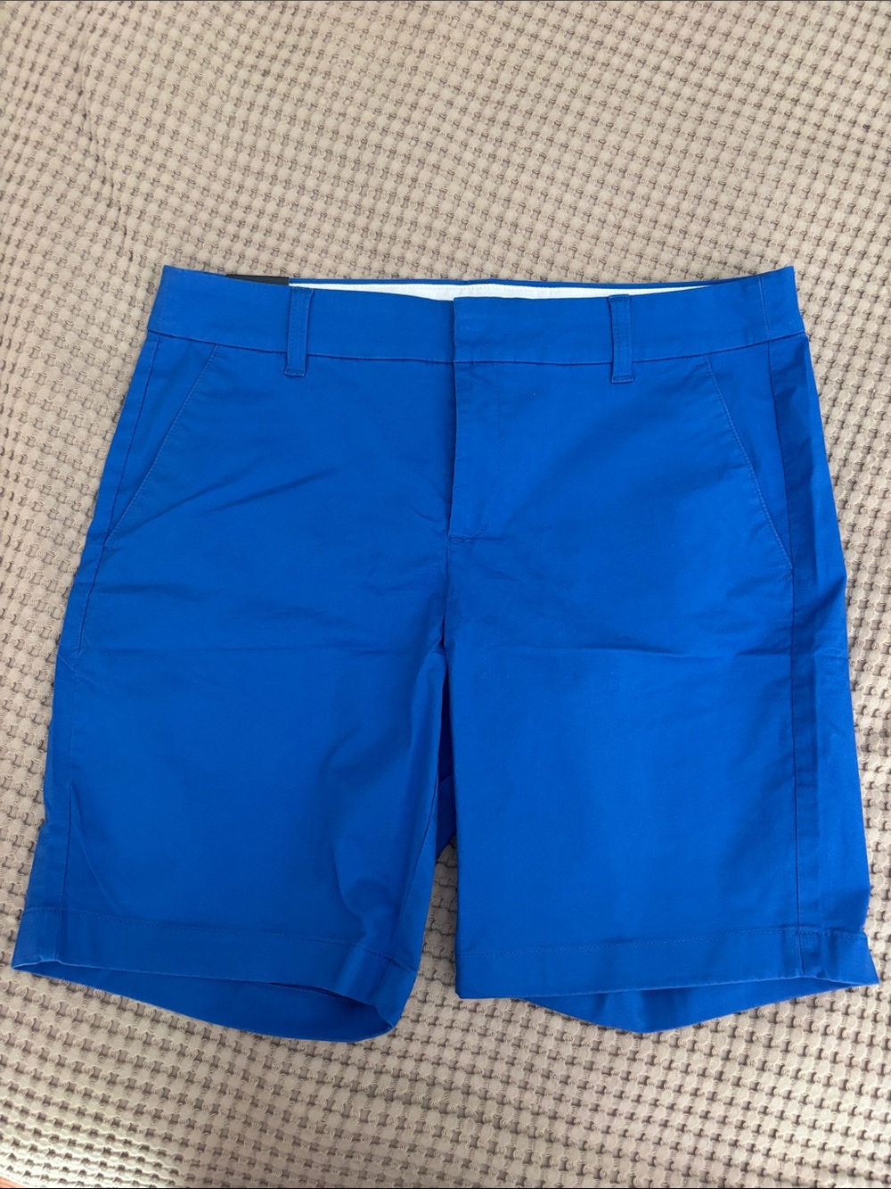 J. Crew Vibrant Blue Tailored Chino Shorts